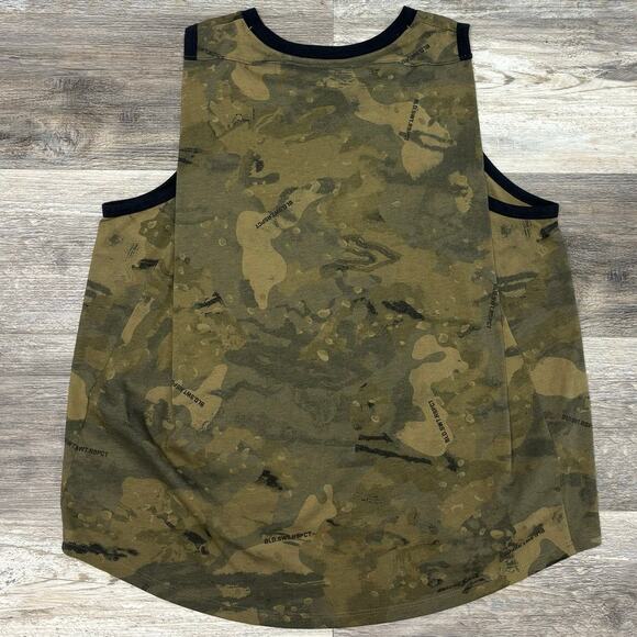 Under Armour Project Rock Shirt  Brahma Bull Army Camo Womens L Loose Tank Top‎ - Picture 3 of 10